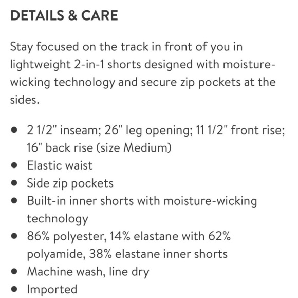 Sweaty Betty On Your Marks 4” Running Shorts Large New with tags! - Picture 15 of 16